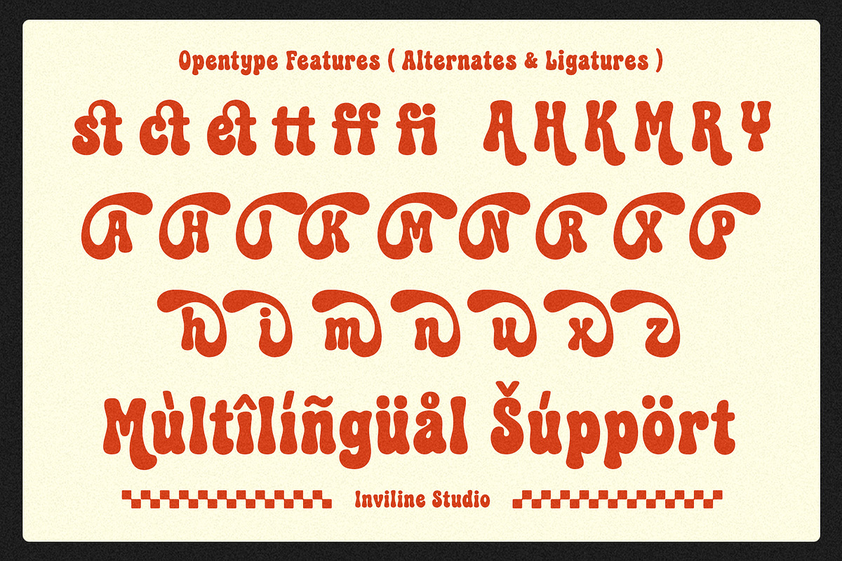 Rafion - Groovy Display Font, a Slab Serif Font by Inviline.co (Photo 7 of 10)