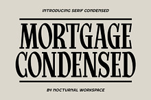 Mortgage Condensed – Classic Font