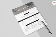 Modern 1 Page Resume Template, a Resume Template by Emaholic Template (Thumbnail 4 of 5)