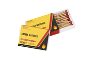 Matches Box Mockup, a Packaging Mockup by DSNA Mockup (Thumbnail 2 of 5)