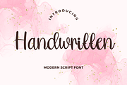 Handwritten, a Script Font by SaktiAvellin (Thumbnail 1 of 6)