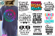 10 Summer Break t-shirt svg png, a Background Graphic by CrazyCraft (Thumbnail 1 of 4)
