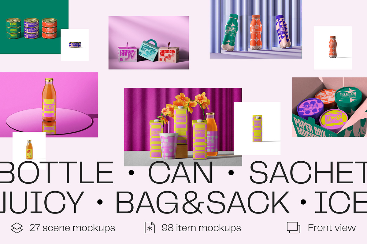 Mockup packaging set - part 2, a Packaging Mockup by Creatoom (Photo 2 of 12)