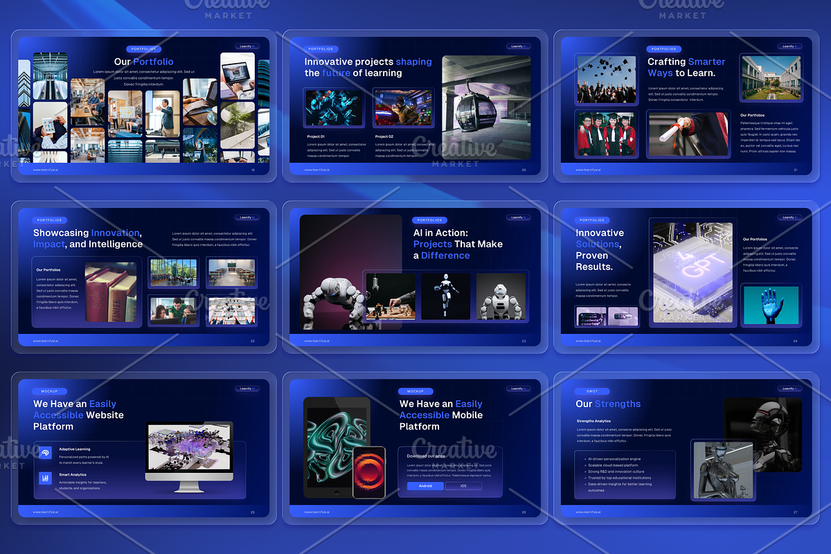 Learnify - EduTech Presentation, a Presentation Template by Monsgraph Creative Studio (Photo 3 of 5)
