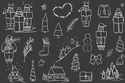 Simple Christmas Vector Clipart Set, an Object Graphic by OM Creativ (Thumbnail 4 of 5)
