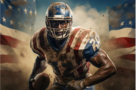 Energetic Soccer player. Generate Ai, a Sports & Recreation Photo by Ylivdesign