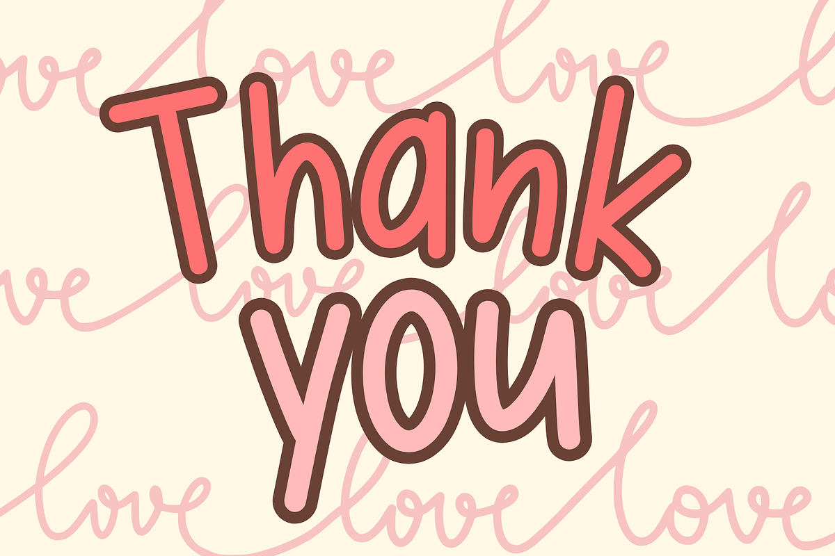 Sweetheart is a handwritten font, a Handwritten Font by Brown Cupple (Photo 5 of 5)