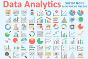 Comprehensive Data Analytics Icons., an Icon by Vector Portal (Thumbnail 1 of 7)