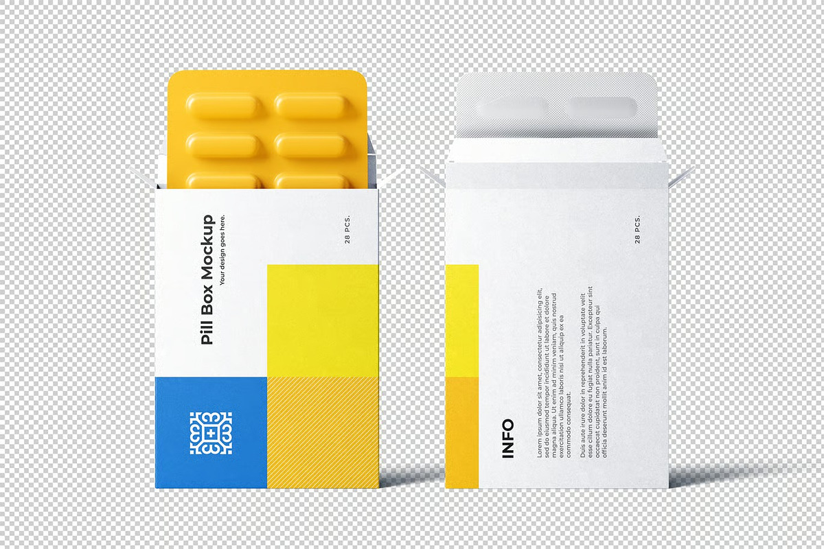 Pill Box Mockup, a Product Mockup by zpackcreative (Photo 3 of 5)