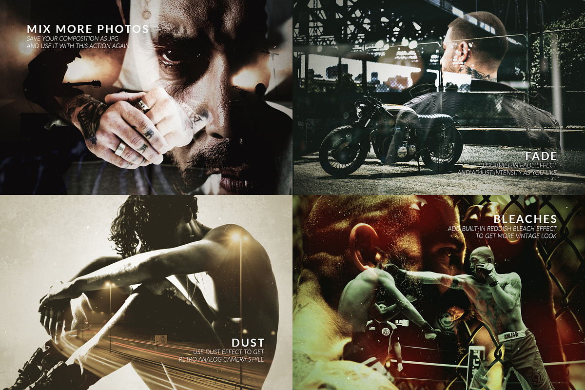 Analog Double Exposure Action, an Action Add-On by Mint Actions (Photo 7 of 11)