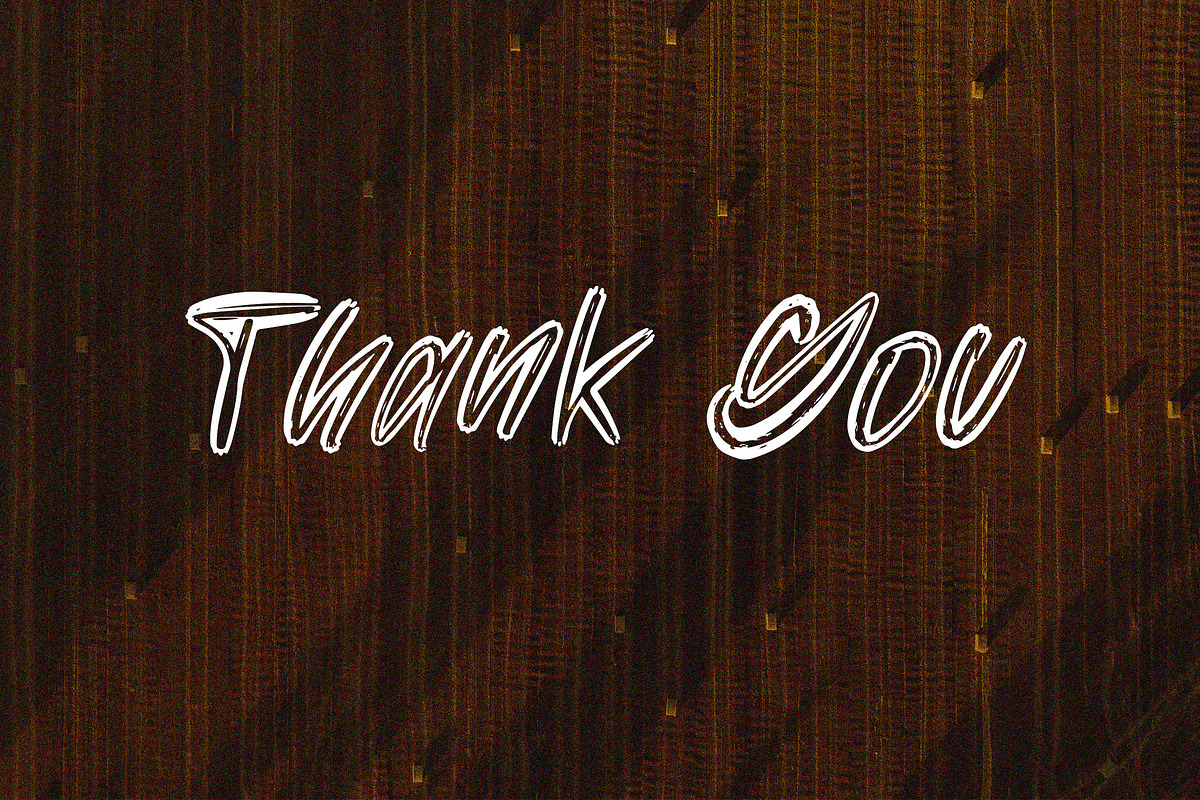 Black Gatte - Brush Font, a Script Font by NTC Graphic (Photo 9 of 9)