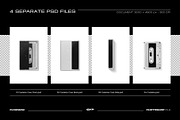 Cassette Mockup Volume 2, a Product Mockup by FLYERWRK (Thumbnail 7 of 9)