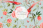 Chinoiserie Paradise, a Pattern Graphic by HannaStudio (Thumbnail 4 of 8)