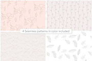 Lovely Leaves & Flowers, a Pattern Graphic by Suphansa (Thumbnail 6 of 8)