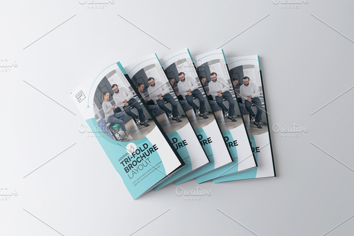 Corporate Trifold Brochure, a Brochure Template by Cristal Pioneer (Photo 4 of 4)