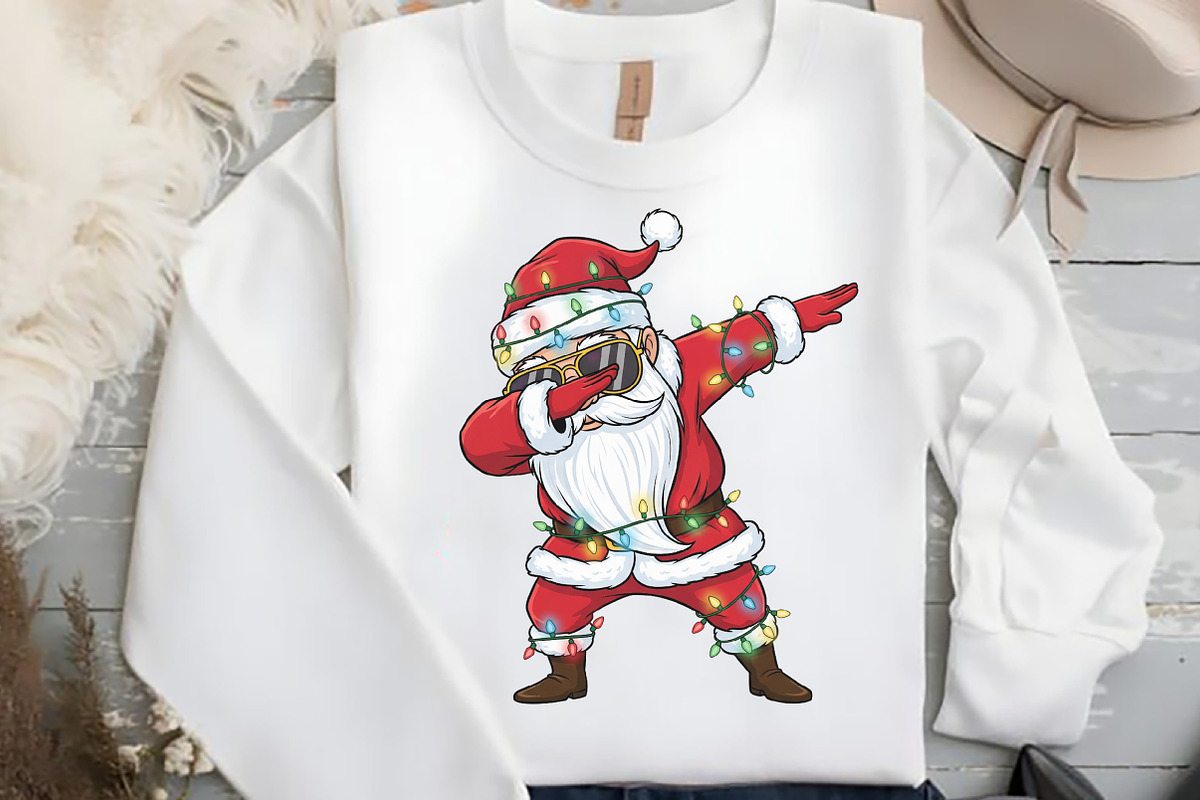 Dabbing Santa Claus Clipart, an Illustration by Black Bird Studio (Photo 2 of 4)