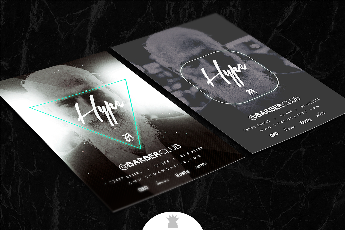 4in1 HYPE Flyer Template, a Flyer Template by OVNI-TEMPLATES (Photo 2 of 4)