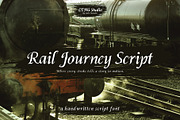 Rail Journey Script, a Script Font by LTNG STUDIO (Thumbnail 1 of 9)