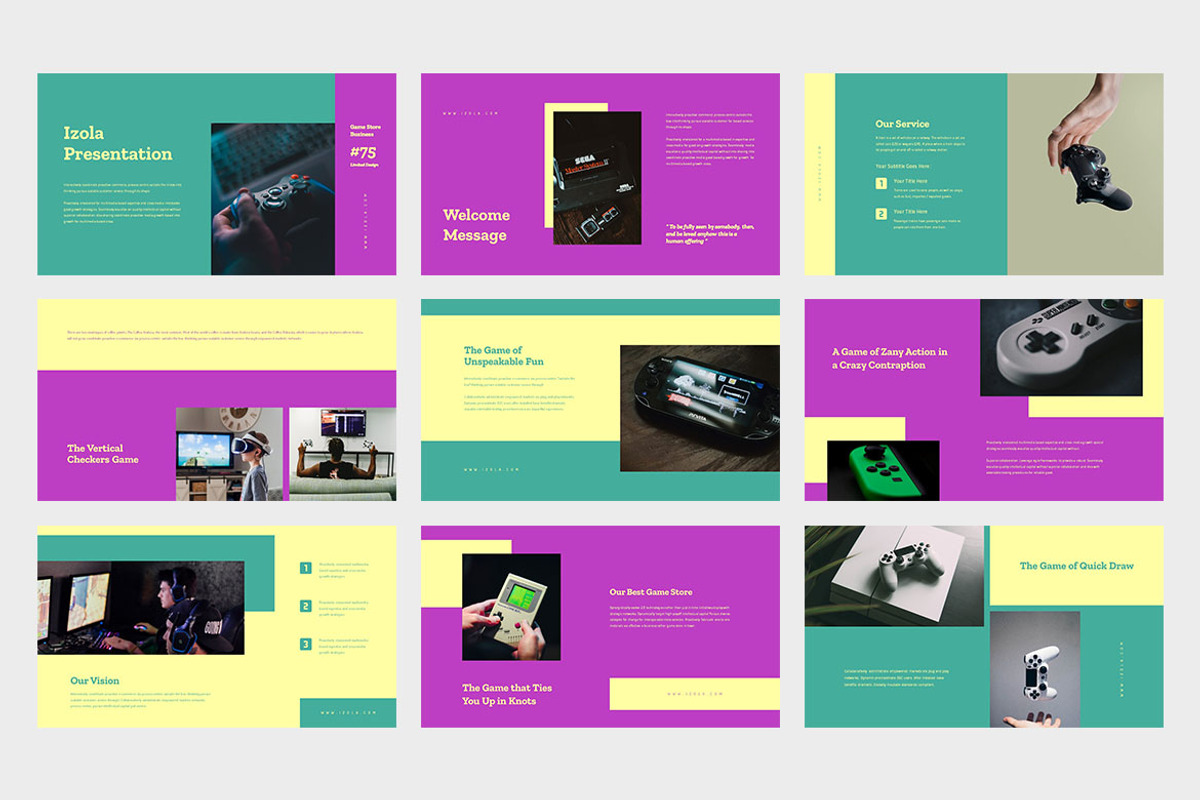Izola : Game Store Keynote, a Presentation Template by Punkl Camp (Photo 6 of 9)