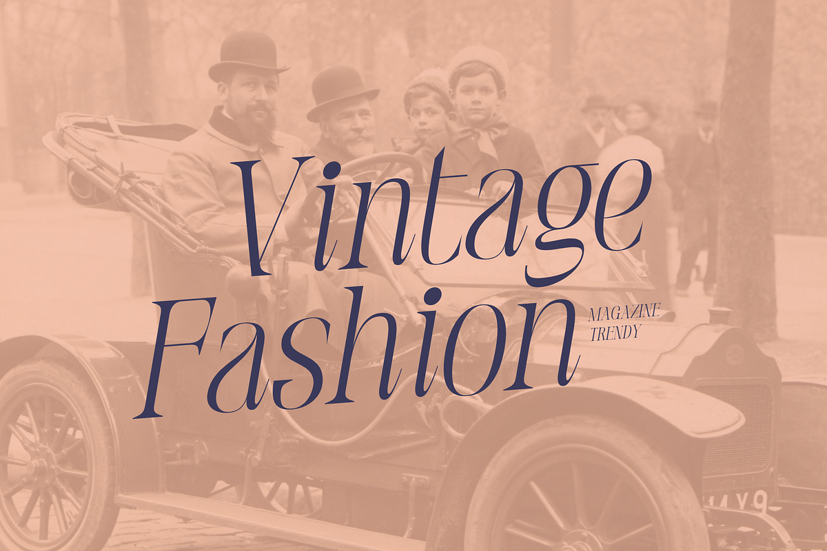 Quirky Fashion - Modern Serif, a Serif Font by Nirmana Visual (Photo 3 of 8)