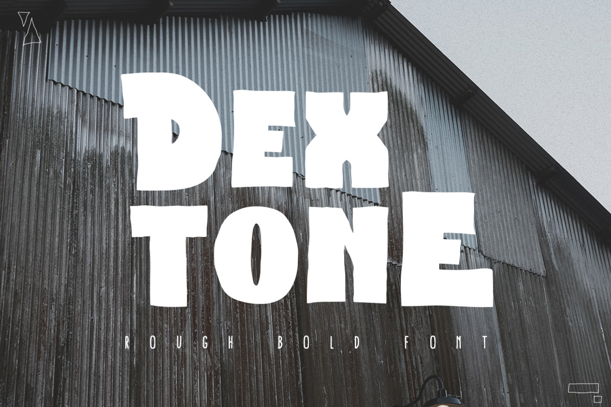 Dextone Typeface, a Font by giemons™ (Photo 1 of 5)