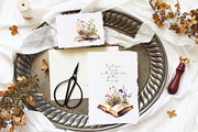 Romantic flower clipart bundle, a Decorative Illustration by Vasmila (Thumbnail 6 of 21)