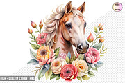 Floral Horses Sublimation Bundle, a Graphic by crative8112 (Thumbnail 8 of 10)