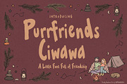 Purrfriends Ciwawa - Friendship type, a Sans Serif Font by HypeWorksCo (Thumbnail 1 of 15)