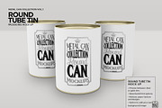 Round Tube Tin Packaging Mockup, a Cups & Container Mockup by INCDesign (Thumbnail 2 of 5)