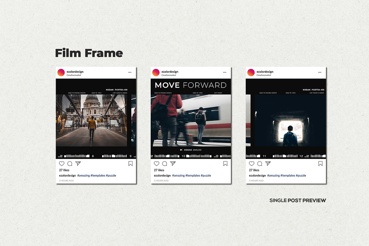 Film Frame Bundle, a Social Media Template by Analogi Studio (Photo 37 of 53)