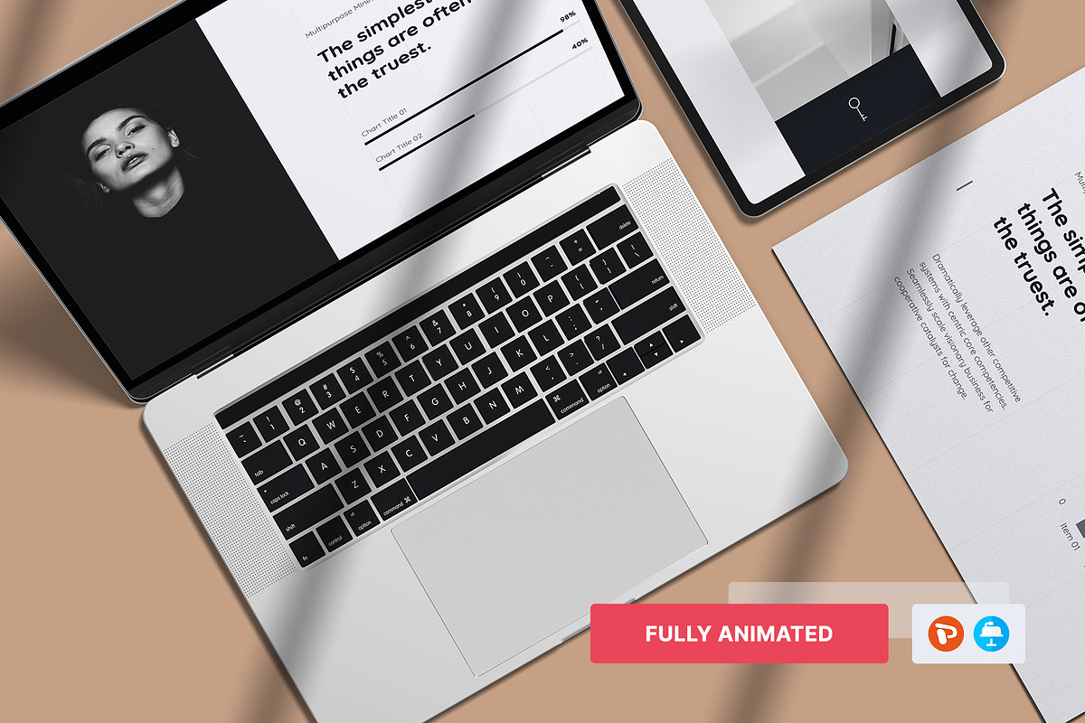 CICLE - Minimal Presentation, a Presentation Template by SimpleSmart (Photo 1 of 7)