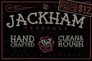 Jackham (Plus Bonus), a Slab Serif Font by Ian Irwanwismoyo (Thumbnail 2 of 5)