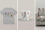 Vintage Botanical Flower, a Person Illustration by Gfx_Store (Thumbnail 1 of 3)