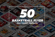 50 Basketball Flyer Template Bundle, a Flyer Template by NanoAgency (Thumbnail 1 of 2)
