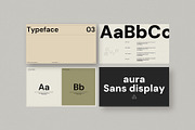 AURA-Brand Guideline Presentation, a Presentation Template by KreateTribe (Thumbnail 2 of 11)
