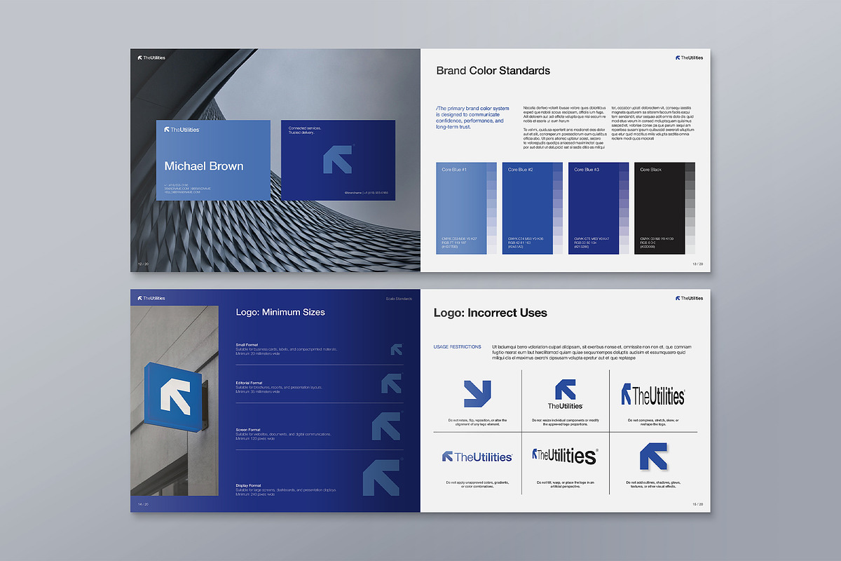Brand Guidelines Brochure Template, a Brochure Template by BrandPacks (Photo 5 of 7)