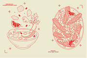Thai Food Vector Illustrations, a Food Illustration by TheFoodAtlas (Thumbnail 7 of 19)
