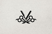 Minimalist Scissors and Razor Logo, a Branding & Logo Template by Luxury Logos (Thumbnail 4 of 4)