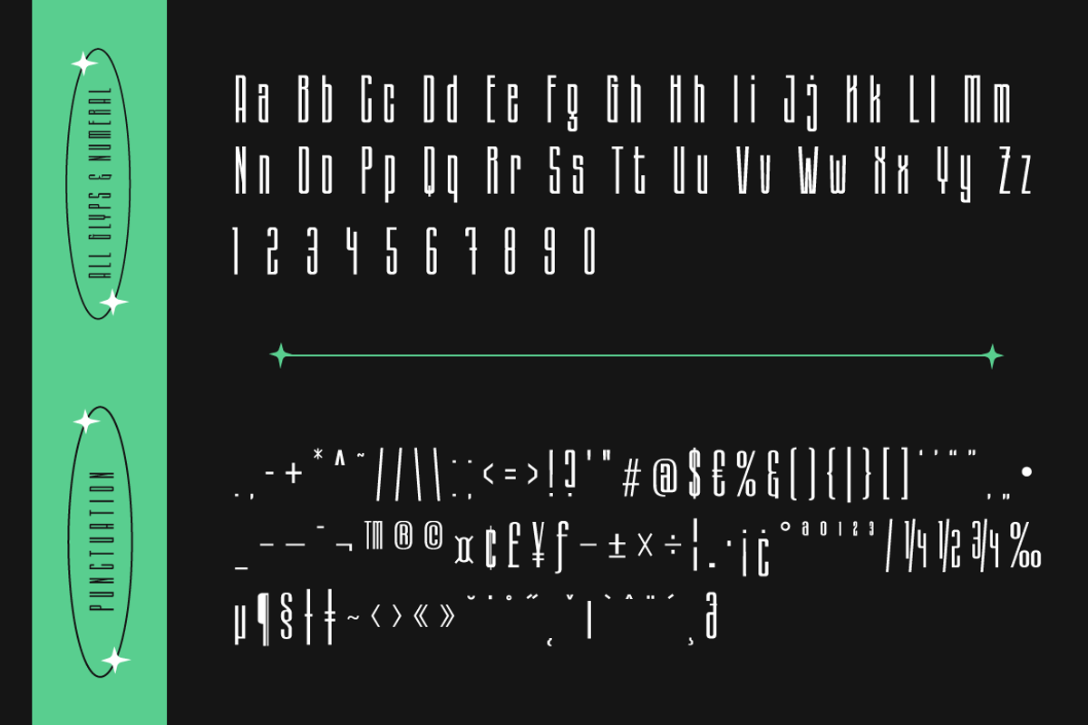 AKAGEEH | Retro Condensed Font, a Sans Serif Font by twinstd (Photo 12 of 13)
