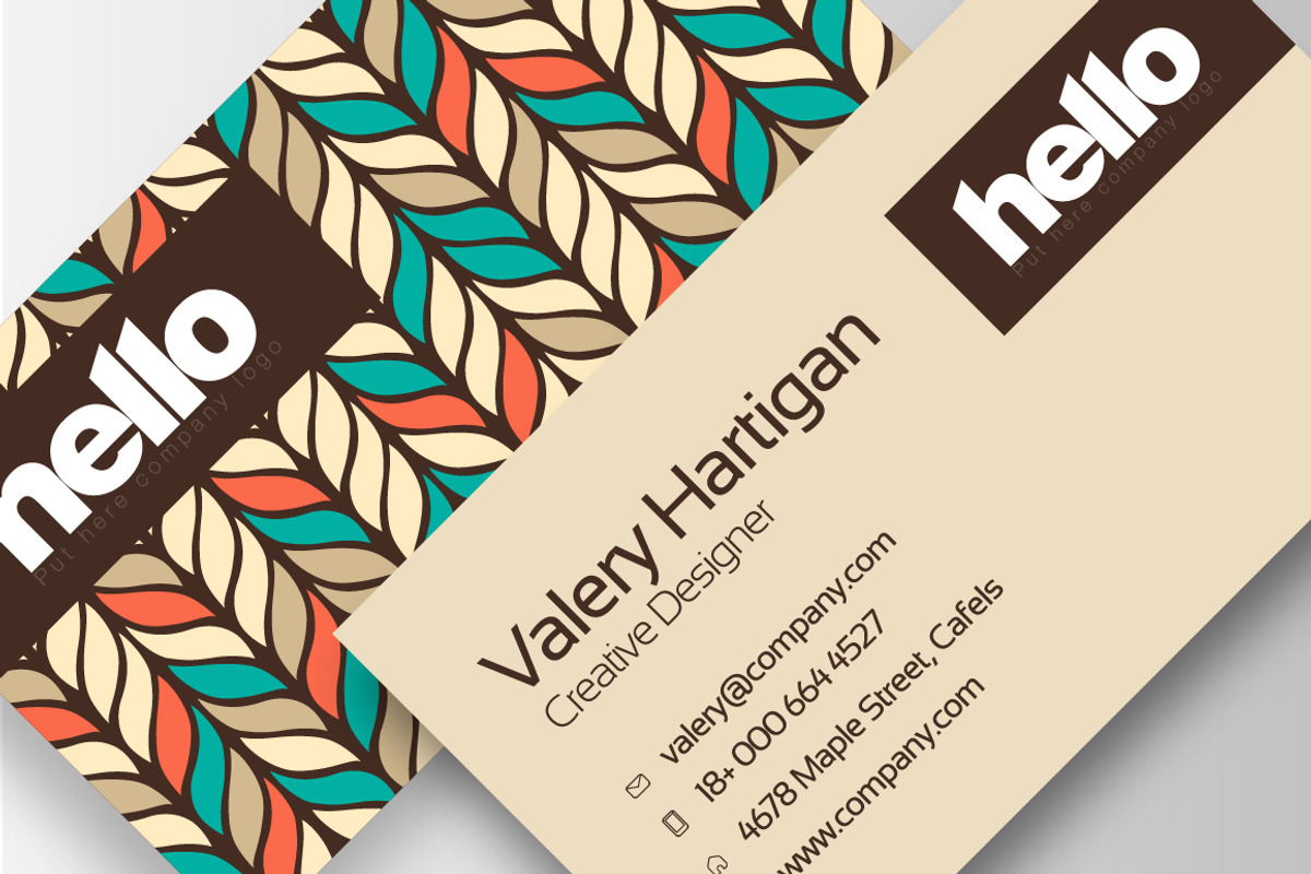 Business Card - Native Pattern, a Business Card Template by tnknstocks