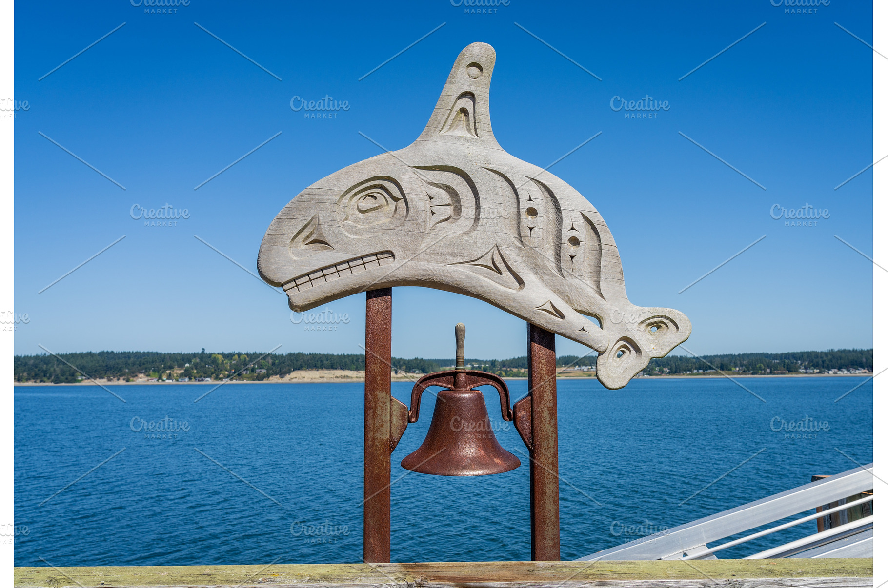 Ring bell when whale spotted off, a Transportation Photo by Backyard Stock