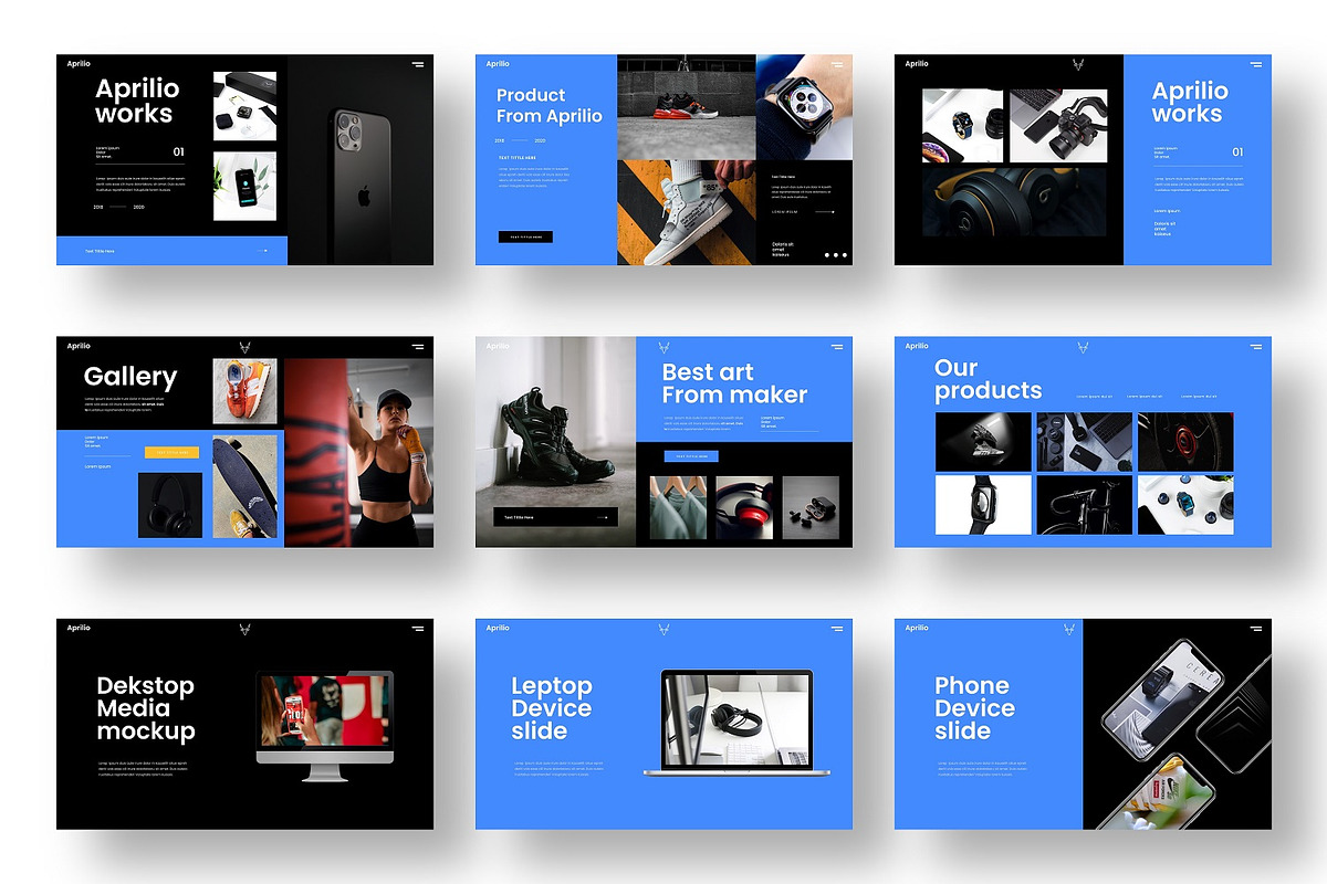 Aprilio - Business Google Slide, a Presentation Template by Dens Creative Studio (Photo 4 of 6)