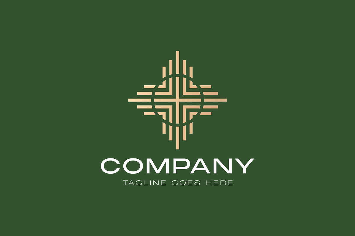 Elegant Geometric Gold Logo, a Branding & Logo Template by Signatoro (Photo 2 of 4)