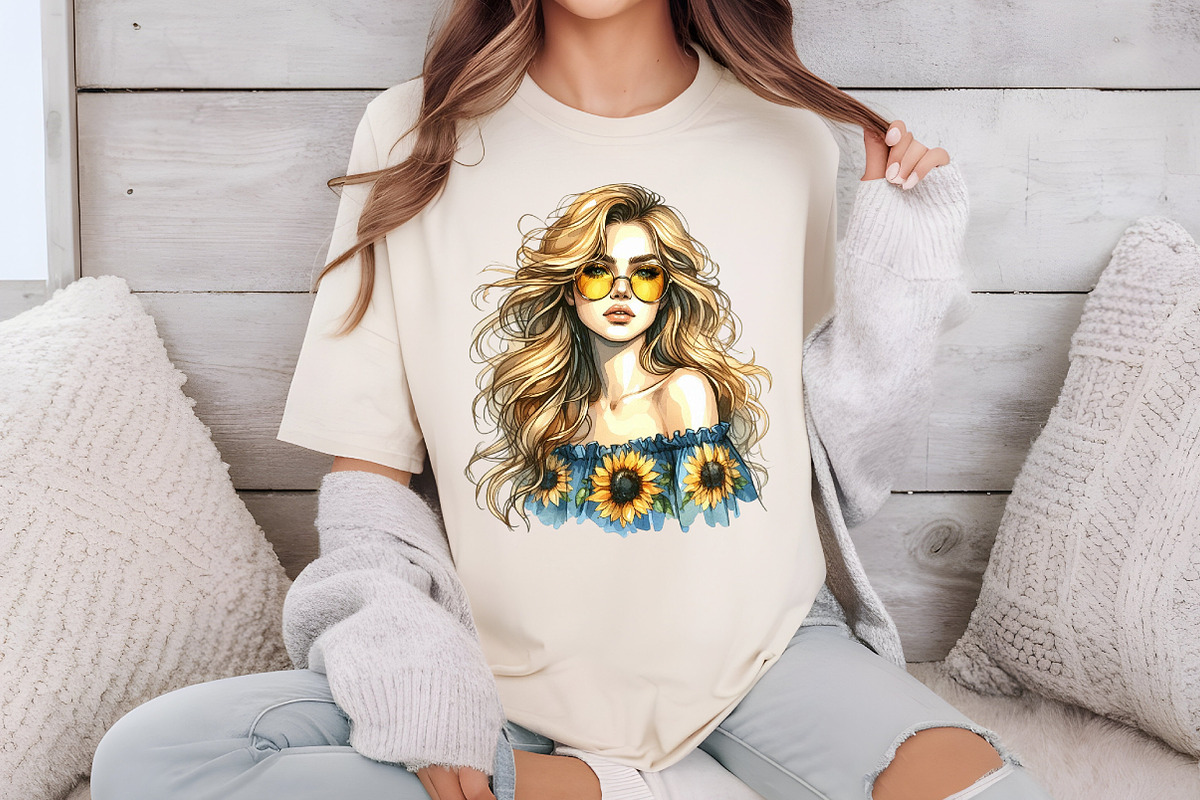Sun-Kissed Summers Watercolor Clipar, an Illustration by Libby Wishes (Photo 10 of 11)
