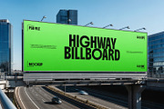 Highway Billboard Mockup, an Advertising Mockup by Nathatype (Thumbnail 4 of 9)