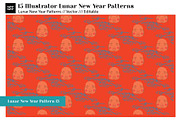 15 Vector Lunar New Year Patterns, a Pattern Graphic by CC CREATIVE CO (Thumbnail 18 of 23)