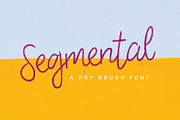 Segmental Brush Font, a Script Font by Face Lab (Thumbnail 6 of 6)