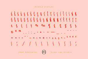 WAGGLE Display Font