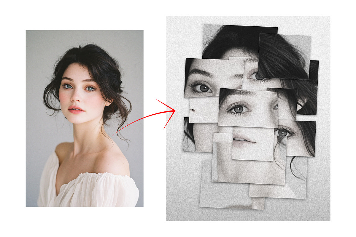 Abstract Fragmented Shapes Template, an Action Add-On by MRI STUDIO (Photo 3 of 21)