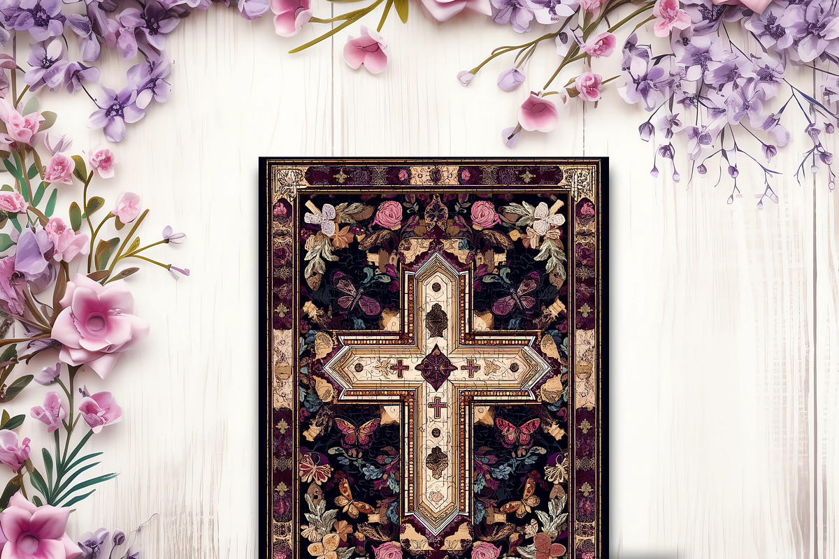 Gothic Floral Book Cover Asset Pack, a Brochure Template by LA Design (Photo 9 of 10)
